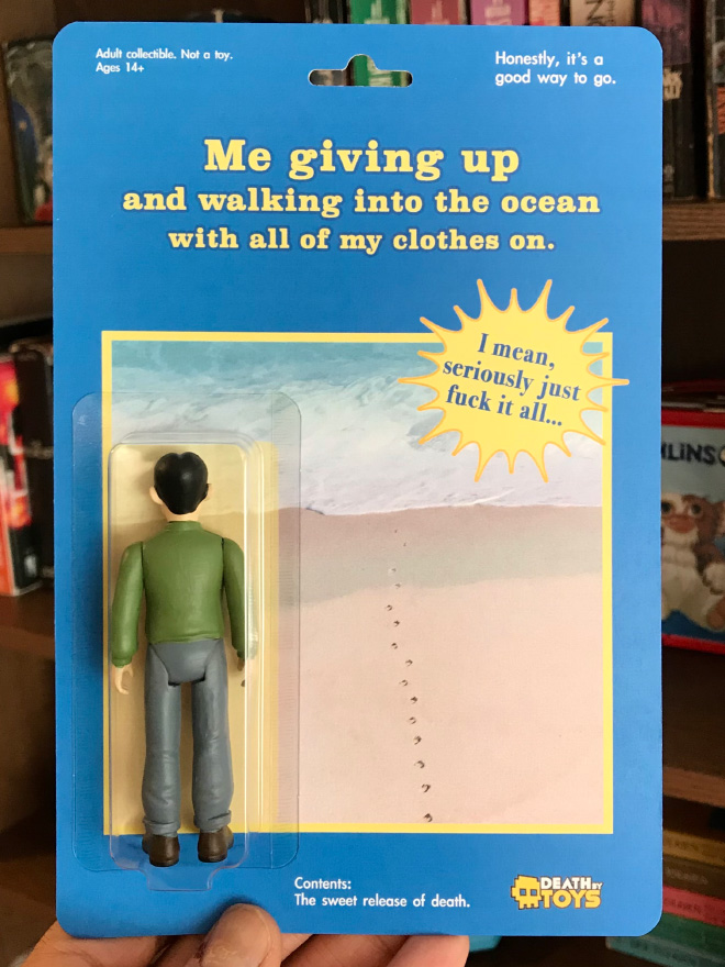 Action figure created by "Death By Toys".